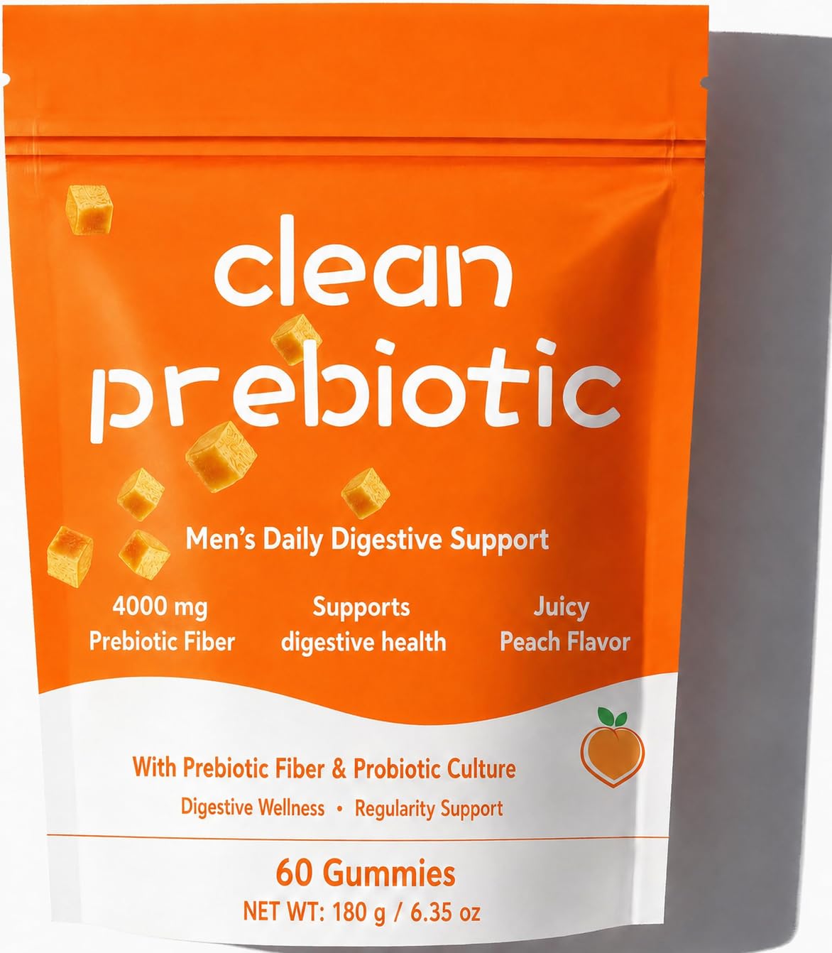 Gummies de Fibres Prébiotiques IaramI pour Hommes, pot avec 60 gummies