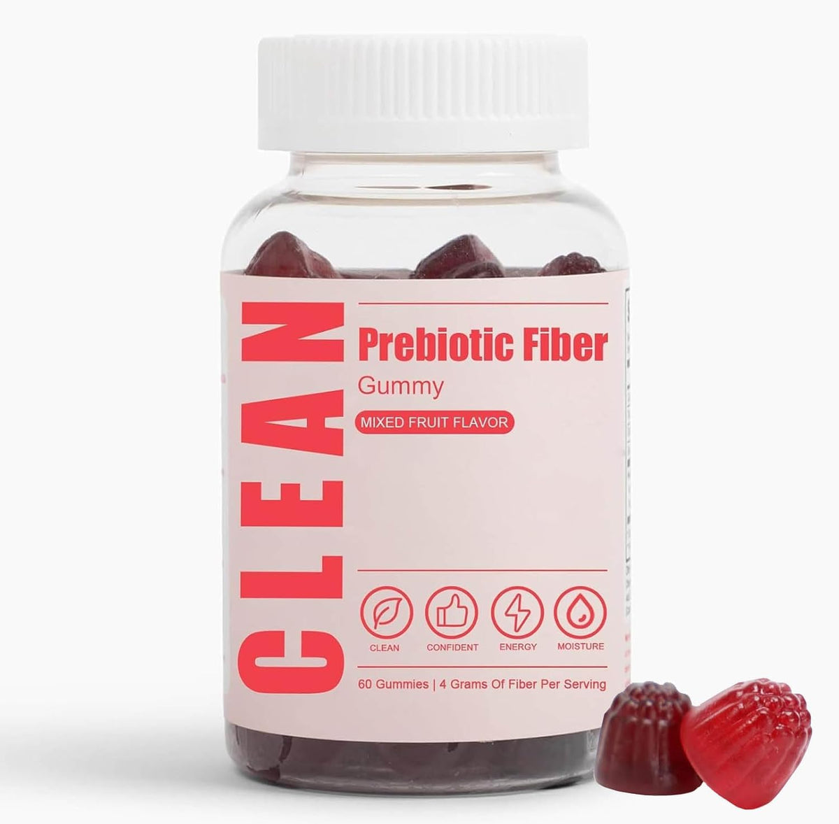Gummies de Fibres Prébiotiques JINMAO 60 gummies en pot