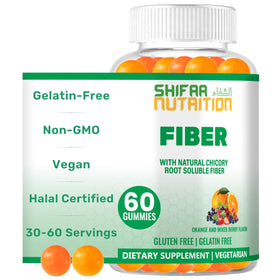 Gummies de fibres SHIFAA NUTRITION 60 unités, vue de face