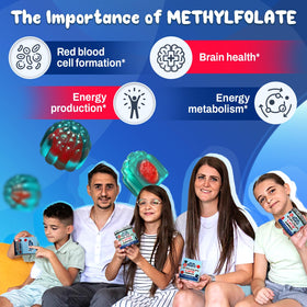 Gummies de folate L-méthylfolate avec ingrédients naturels
