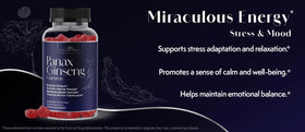 Gummies de ginseng rouge coréen Stellar Secret, arrière du flacon