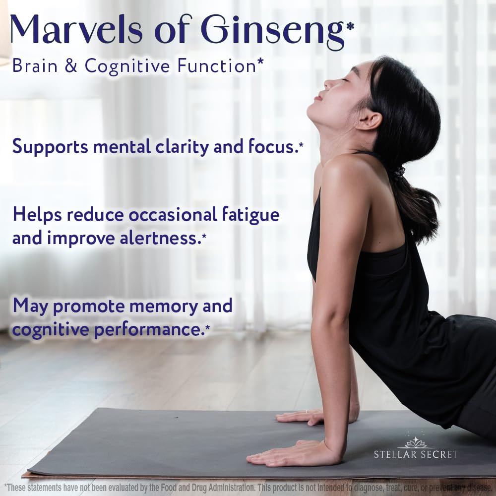 Gummies de ginseng rouge coréen Stellar Secret, flacon ouvert