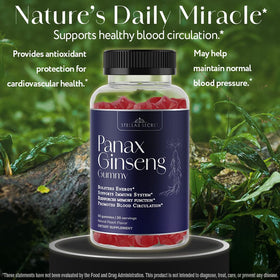Gummies de ginseng rouge coréen Stellar Secret, vue de près