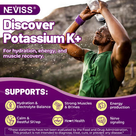 Gummies de Gluconate de Potassium NEVISS, détail de la texture