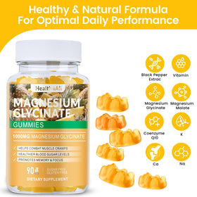 Gummies de Glycinate de Magnésium 1000mg Health4All, emballage