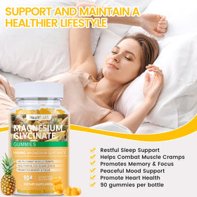 Gummies de Glycinate de Magnésium 1000mg Health4All, ingrédients
