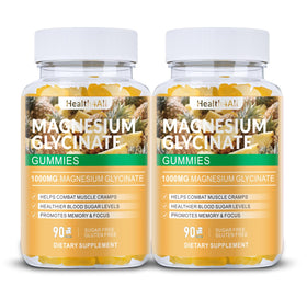Gummies de Glycinate de Magnésium 1000mg Health4All, vue de face