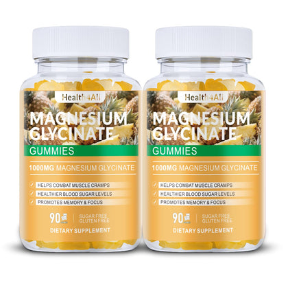 Gummies de Glycinate de Magnésium 1000mg Health4All, vue de face