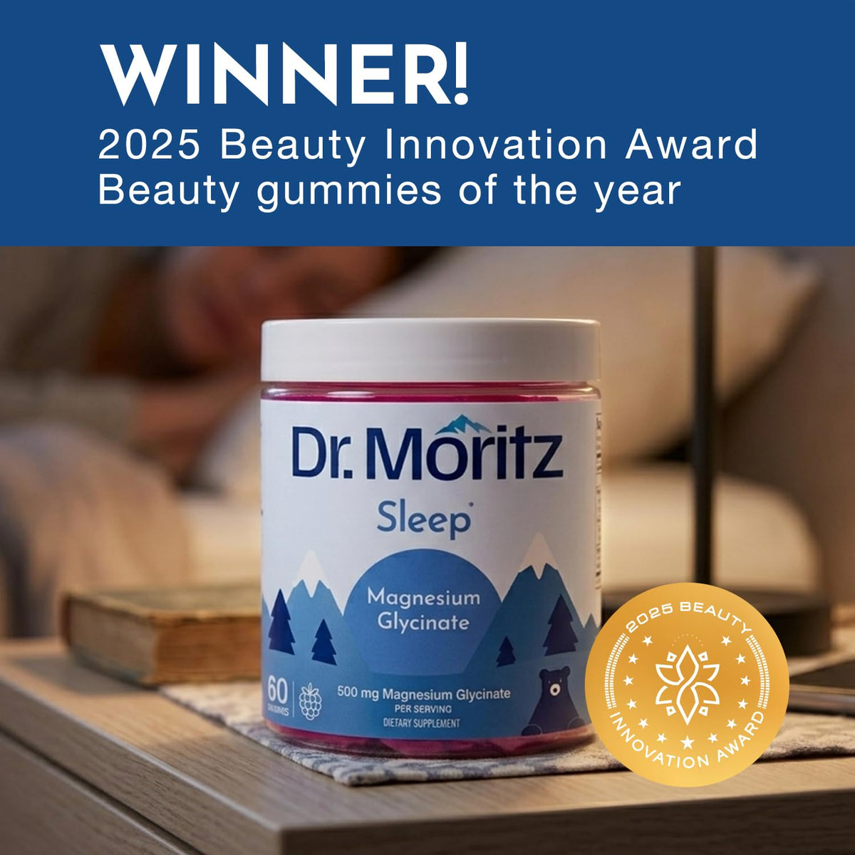 Gummies de Glycinate de Magnésium DR. MORITZ en mode de vie actif