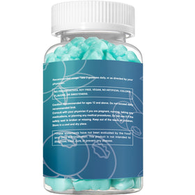 Gummies de glycinate de magnésium esverco avec ingrédients naturels
