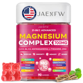 Gummies de Glycinate de Magnésium JAENFW 700mg vue de face