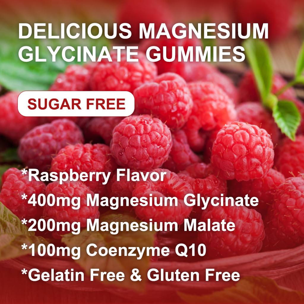 Gummies de glycinate de magnésium WOGORGT, présentation du produit