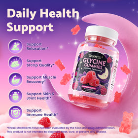 Gummies de Glycine 1000mg MEENCCD dans une main