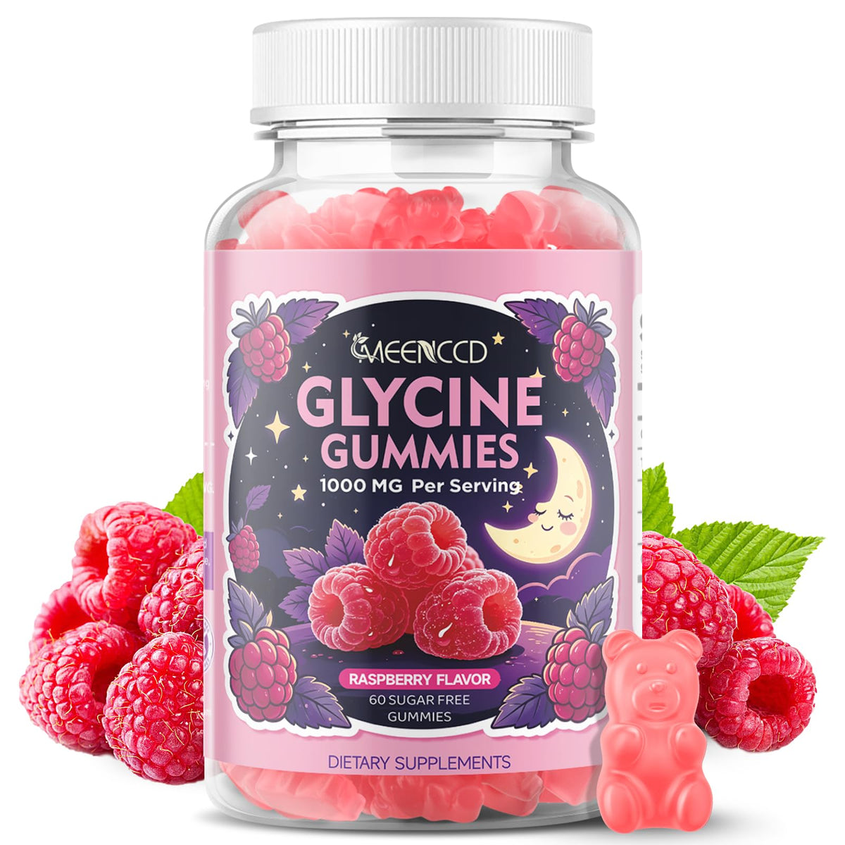 Gummies de Glycine 1000mg MEENCCD vue de face