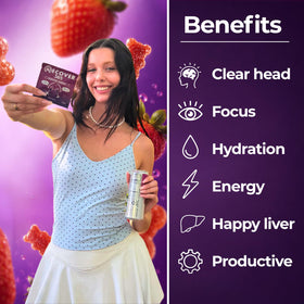 Gummies de Gueule de Bois use 365 avec des électrolytes et vitamines