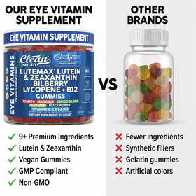 Gummies de Luthéine et Zéaxanthine en gros plan