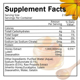 Gummies de luthéine SOULRAZY, deux pièces sur une table