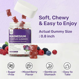 Gummies de Magnésium 300mg Sunshine & Rain avec des baies
