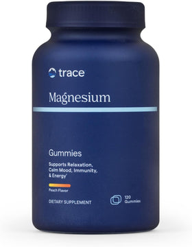 Gummies de Magnésium à la Pêche Trace Minerals, vue de face