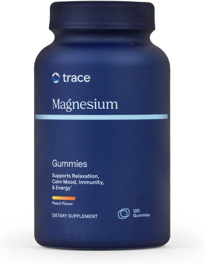 Gummies de Magnésium à la Pêche Trace Minerals, vue de face