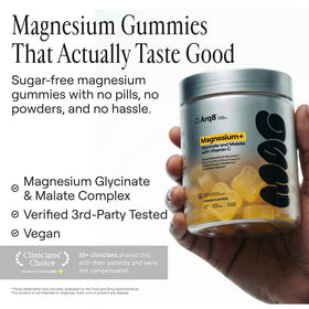 Gummies de Magnésium ARQ8 LONGEVITY, détail du packaging