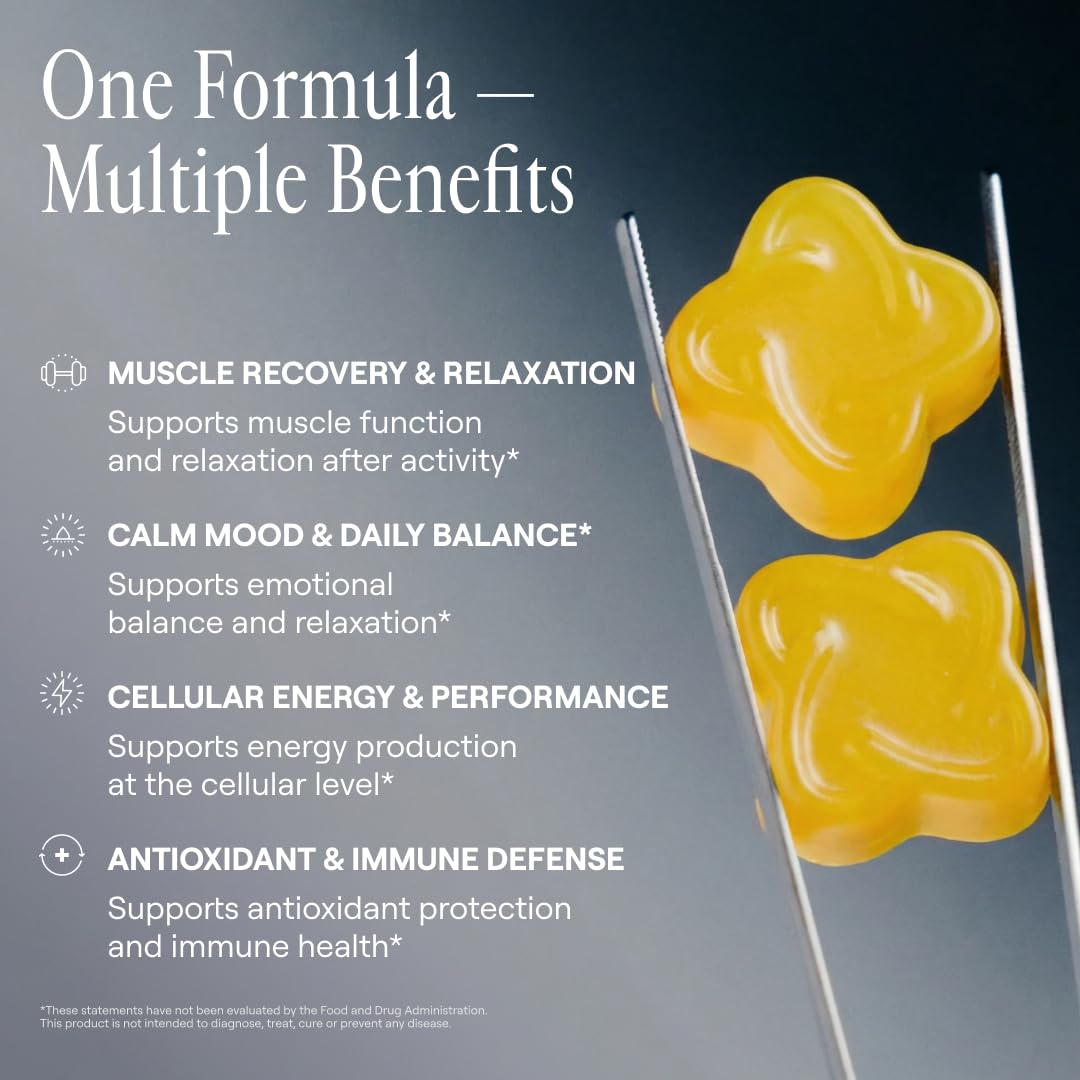 Gummies de Magnésium ARQ8 LONGEVITY, dosage de 200 mg