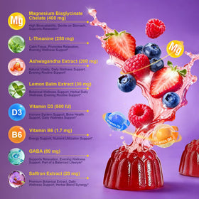 Gummies de Magnésium Bisglycinate LanranBee, fabrication en établissement certifié GMP