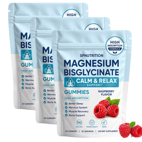 Gummies de magnésium bisglycinate SPNUTRITION 400mg, vue de face