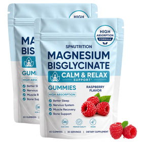 Gummies de magnésium bisglycinate SPNUTRITION 400mg, vue de face
