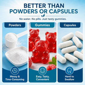 Gummies de magnésium bisglycinate SPNUTRITION avec étiquette visible