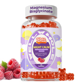Gummies de magnésium bisglycinate Well&Whole pot de 60 gummies