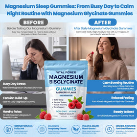 Gummies de Magnésium Bisglycinate WXZQQ dans la main d'un utilisateur