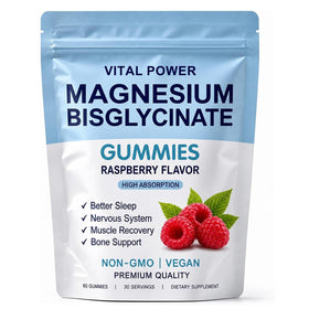 Gummies de Magnésium Bisglycinate WXZQQ en boîte vue de face