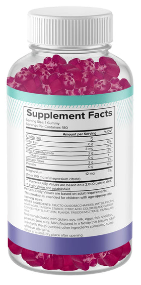 Gummies de magnésium citrate Natural BioScience, avec des fruits