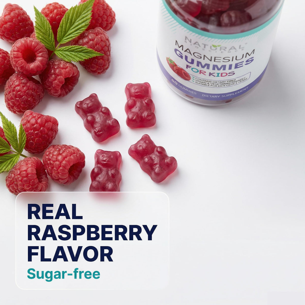 Gummies de magnésium citrate Natural BioScience, en contexte d'utilisation