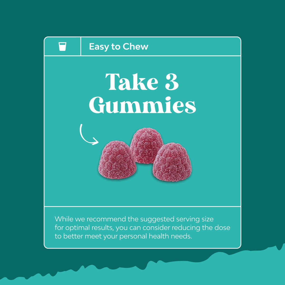 Gummies de Magnésium Citrate Natures Craft, présentation sur une table