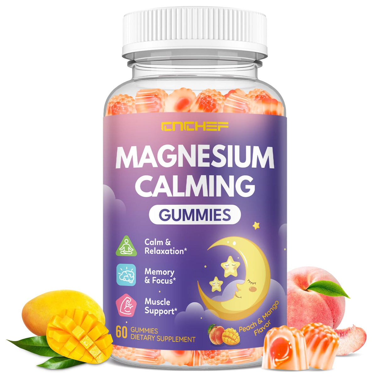 Gummies de magnésium CNCHEF 220g vue de face
