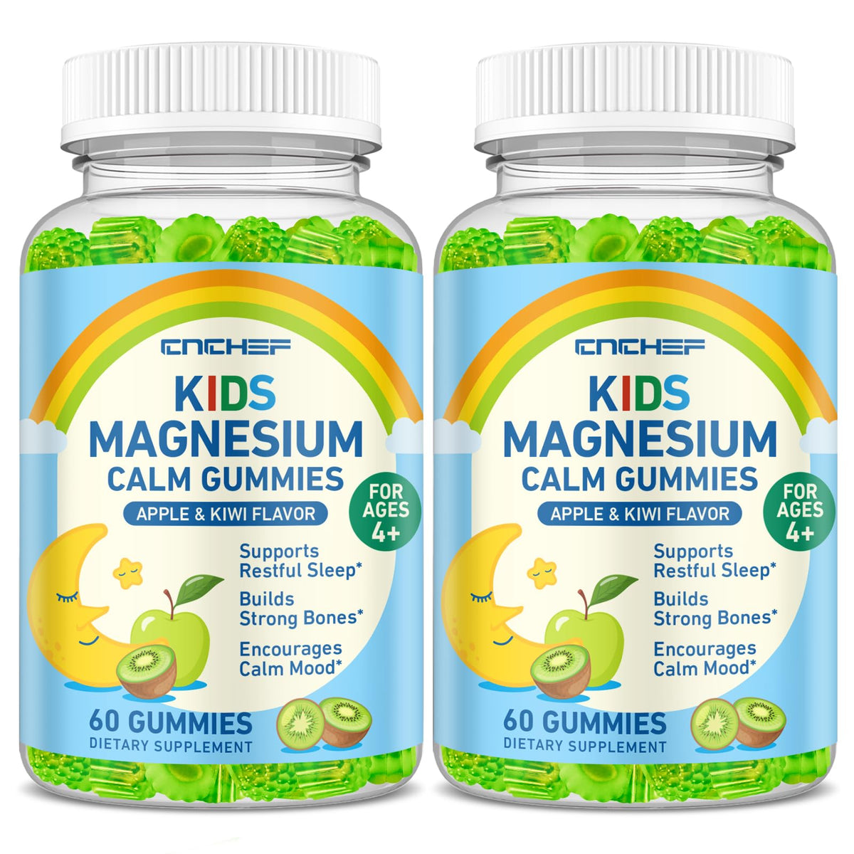Gummies de magnésium CNCHEF 300mg en boîte vue de face