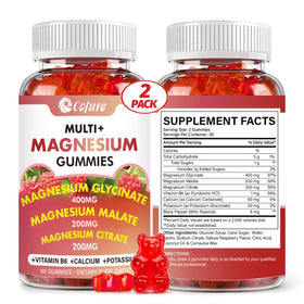 Gummies de magnésium Cofure 120 unités, vue de face