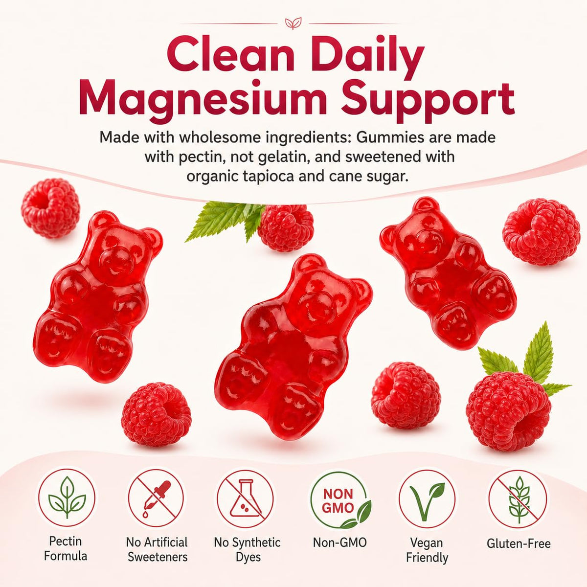 Gummies de magnésium Cofure, prise en main