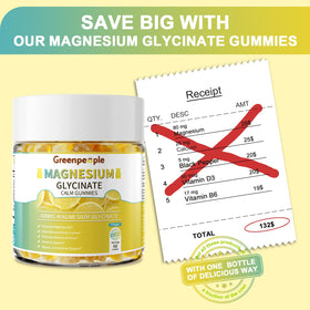Gummies de magnésium dans un bol, prêtes à être consommées