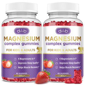 Gummies de magnésium dilib 120 pièces, packaging avant