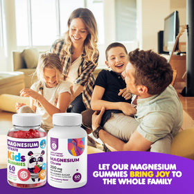 Gummies de magnésium DR. MORITZ avec étiquette nutritionnelle
