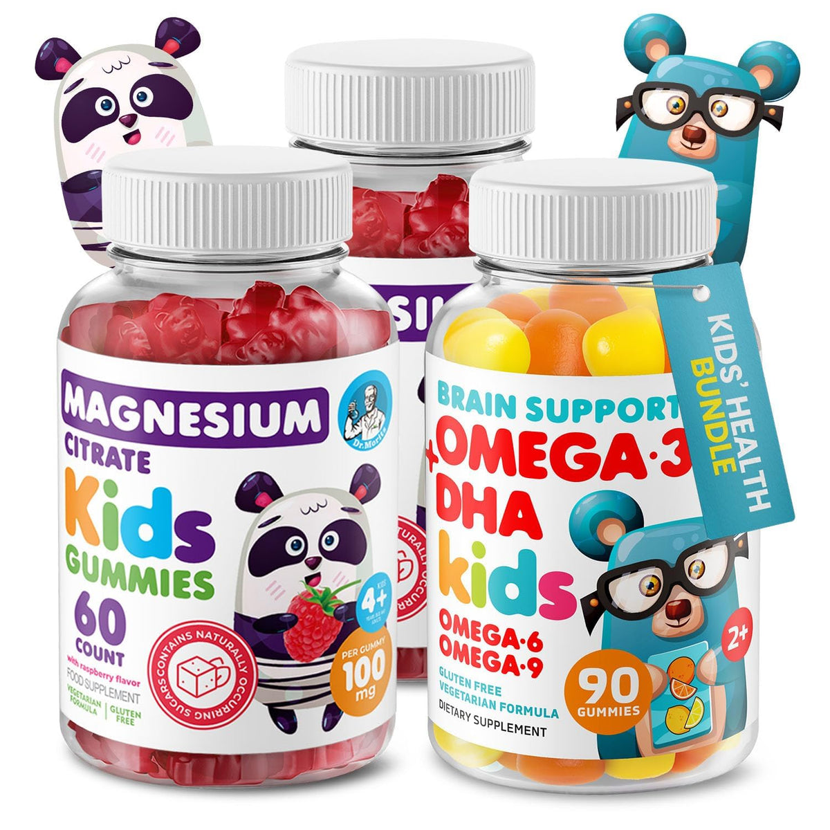 Gummies de magnésium DR. MORITZ pour enfants en boîte de 60 unités