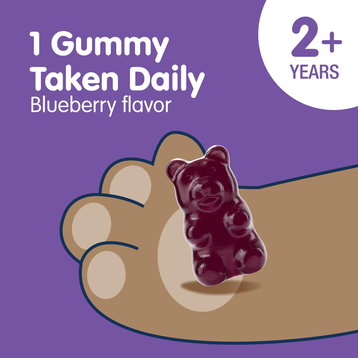 Gummies de magnésium DR. MORITZ pour enfants, prise d'un gummy par un enfant