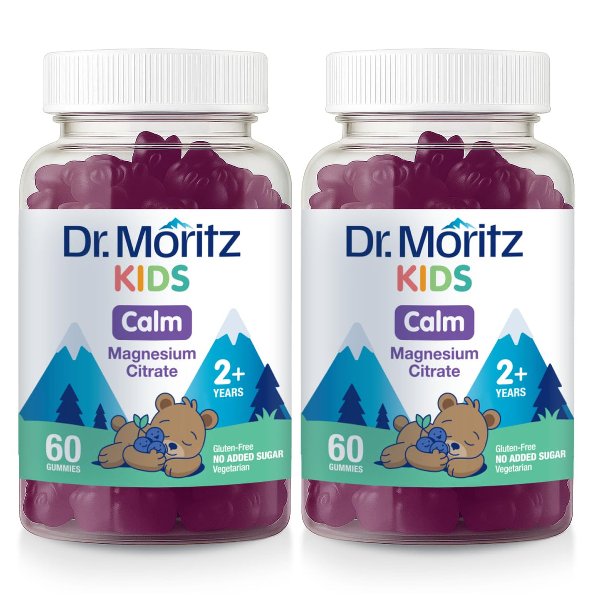 Gummies de magnésium DR. MORITZ pour enfants, vue de face