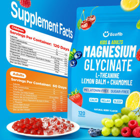 Gummies de magnésium ECOFIB avec des enfants