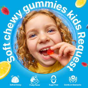 Gummies de magnésium ECOFIB sur une table