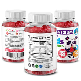 Gummies de magnésium et omega 3 DR. MORITZ sur une table