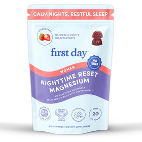 Gummies de magnésium FIRST DAY pour femmes, boîte de 60 pièces